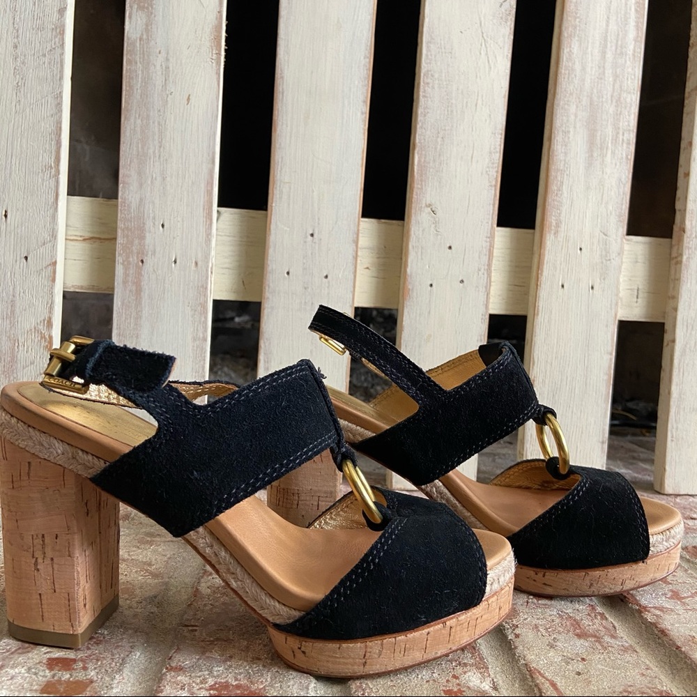 Coach Platform Sandals - Valeann - Size 6